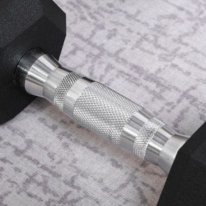 HOMCOM Hex Dumbbell Rubber Weights Sets - Black-2x4kg / 8.1kg by HOMCOM