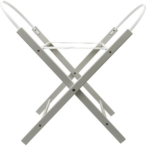 Opal Folding Moses Basket Stand Grey - Grey by Kinder Valley