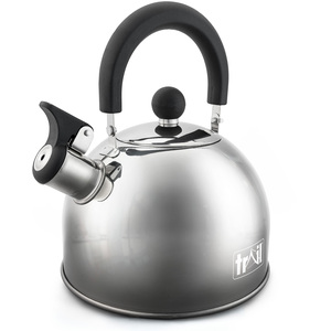 Whistling Camping Kettle - Silver by Trail