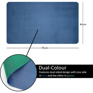 Reversible Dual-Colour PVC Shower Mat by Nicoman