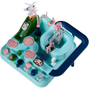 Car Race Tracks Toy Set by Livingandhome