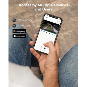 Reolink 2K Plus WiFi Duo Lens Battery Cam Kit with 64GB MicroSD - White by Reolink