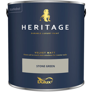 Dulux Velvet Matt Emulsion Paint - Stone Green by Dulux Heritage