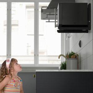 Microwave Wall Mounts - Black by AVF