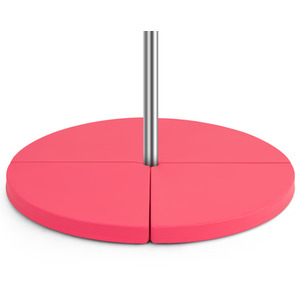 Pole Dance Crash Mat Round Yoga Mat - Pink by Costway