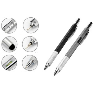 6 in 1 Multitool Pen - Black by n/a