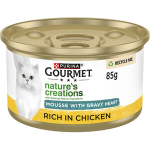 Gourmet Nature Chicken Gravy Heart Cat Food by Purina