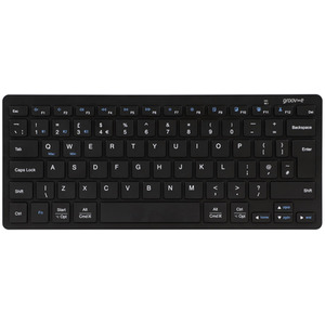 Wireless Keyboard - Black - Black by Groov-e