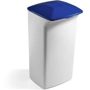 Durable DURABIN Square 40 Litre Waste Bin - Grey by Durable