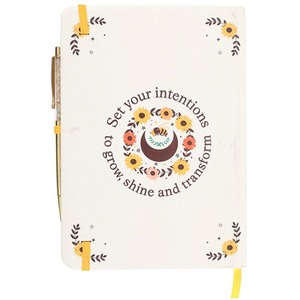 Summer Solstice Notebook Journal with Citrine Pen - A5 by Kingsbury Gifts