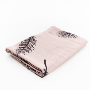 Miilk Muslin Swaddle Blanket - Dreamcatcher Feather by Miilk
