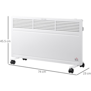 HOMCOM Convector Radiator Heater - White by HOMCOM