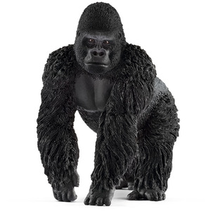 SCHLEICH Wild Life Male Gorilla Toy Figure - Black by SCHLEICH