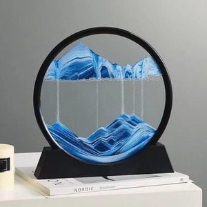 Dynamic Sand Art 3D Rotatable Frame - Blue by Dyzi