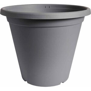 Clever Pots Round Plant Pot - Charcoal / 50.3cm by Clever Pots