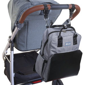 Changing Backpack with Change Mat - Grey by Dreambaby