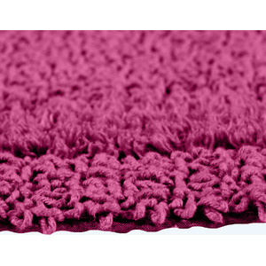 Luxury Reversible Extra Large Bath Mat - Raspberry by Homescapes