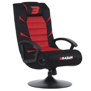 BraZen Pride 2.1 Bluetooth Surround Sound Gaming Chair - Red by BraZen