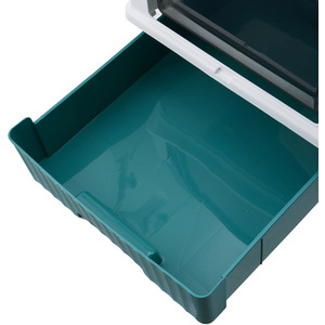 Fully Enclosed UV Sterilization Cat Litter Box by Livingandhome