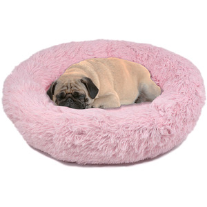Fluffy Dog Bed in Pink - Pink / M by Actiaspet