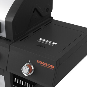 Texas Stardom 6 Burner BBQ - Grey and Black