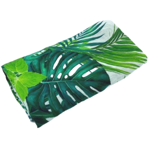 Miilk Muslin Swaddle Blanket - Tropical Leaf by Miilk