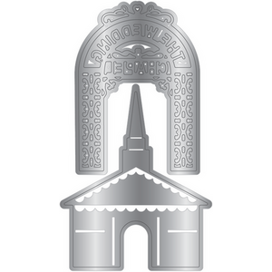 The Wedding Chapel Stamp And Die - Clear by Crafters Companion