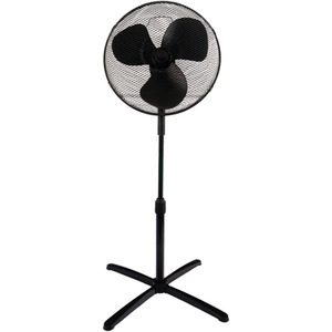 Igenix 16 Inch Pedestal Fan Black - Black by Igenix