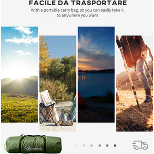 Outsunny Camping Tent With UV Protection by Outsunny