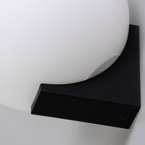 Bola Bathroom Flush Ceiling Light - Black by Litecraft