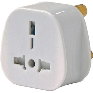 Travel Adaptor Earthed for UK to South Africa Adapter - White by ShaniTech