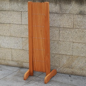 Expanding Garden Wood Freestanding Screen - Brown by Gr8 Garden