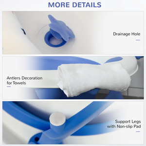 Baby Bath Tub - Blue by HOMCOM