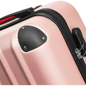 tectake Suitcase Set 4-Piece Pucci - Rose Gold by tectake
