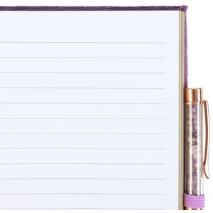 A5 Journal Notebook and Crystal Pen by Kingsbury Gifts