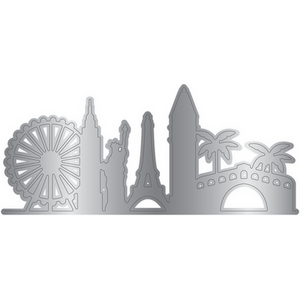 Vegas Skyline Metal Die - Silver by Crafters Companion