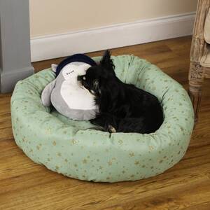 Anti-Anxiety Star Print Donut Bed - Green by NOAHS ARK
