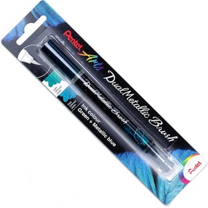 Pentel Arts - Dual Metallic Brush Pen - Metallic Ink - Single Pen by Pentel