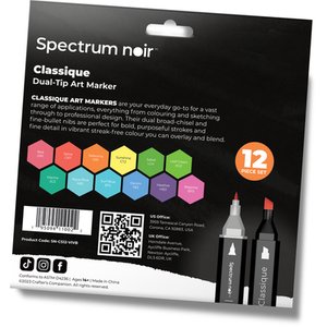 Spectrum Noir Classique 12 Pack - Vivid Brights by Spectrum Noir