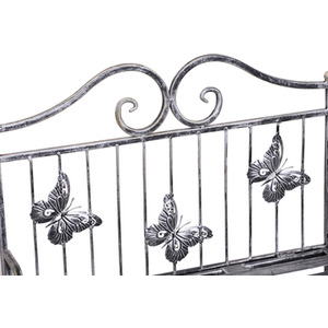 Outsunny 3 Tier Metal Folding Plant Stand - Silver Grey by Outsunny