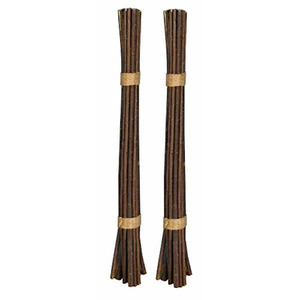 Packs of Willow Pea and Bean Support Sticks - Brown / 90cm / 40 by Selections