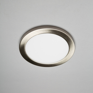Darly LED 18 Watt Flush Ceiling or Wall Light - Satin Nickel by Litecraft