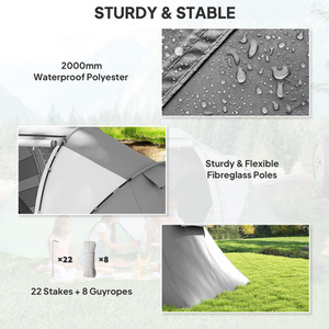 Outsunny Camping Tent With UV Protection by Outsunny