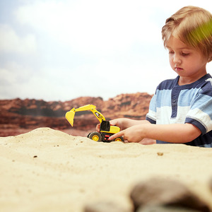 Rhino construction Building Vehicles - Yellow / Excavator by Nikko