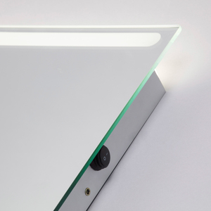 Clent LED Bathroom Mirror Wall Light - Chrome by Litecraft