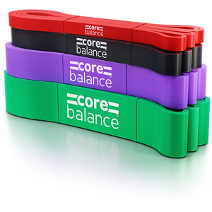 Set of 4 Pull Up Resistance Bands - Multi-Coloured by Core Balance