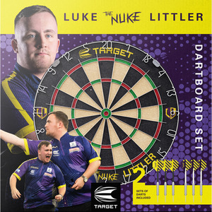 TARGET DARTS Luke Littler Dartboard Set - Black by TARGET DARTS