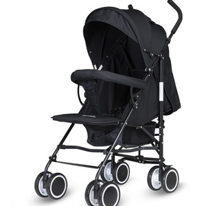 Bambico Easy Fold Stroller Puschair - Black / Stroller and cover by Bambico