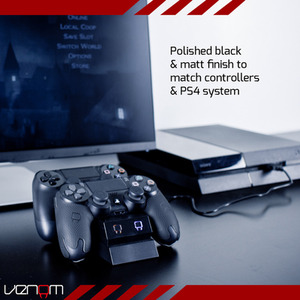 Venom PS4 Twin Charging Dock - Black by Venom