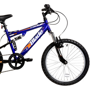 Dallingridge Blade Junior Full Sus Mountain Bike, 20In Wheel - Metallic Blue by Dallingridge